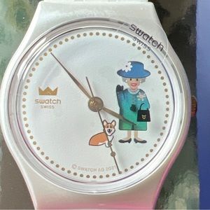 Swatch watch queens jubilee new in box